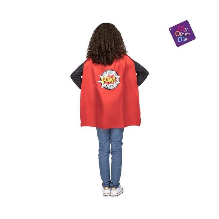 Capa súper héroe roja 3-6 años Capa súper héroe roja 3-6 años