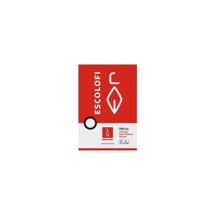 Papel Escolofi A4 100H 70Gr Horizontal C/Margen