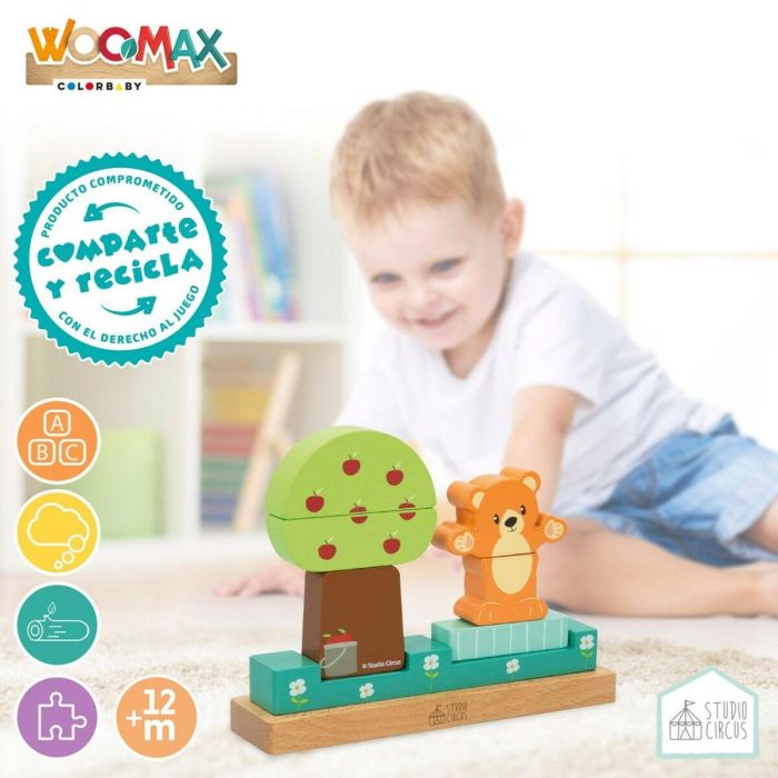 Juego de Construcción con Bloques Woomax 8 Piezas (6 Unidades) 3 Juego de Construcción con Bloques Woomax 8 Piezas (6 Unidades) 3