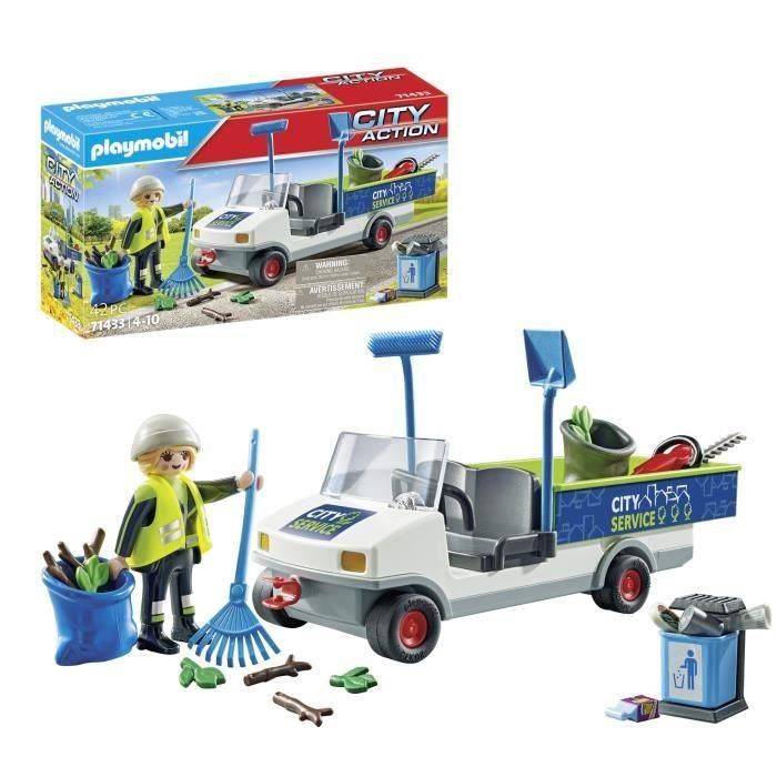 Limpieza Urbana Con Coche Eléctrico 71433 Playmobil 2