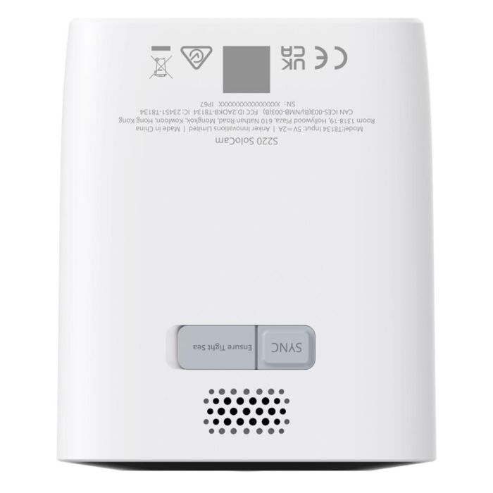 Eufy SoloCam S220 Cámara de Seguridad IP WiFi Solar Exterior/Interior 2K IP67 con Visión Nocturna y Detección Humana, sin Cuotas 35