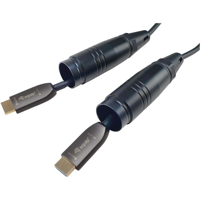 EQUIP 119423 Cable Óptico Activo HDMI 2.1, 100m, 8K/60Hz, 4K/120Hz, 48Gbps, HDR, ARC, Ethernet 5 EQUIP 119423 Cable Óptico Activo HDMI 2.1, 100m, 8K/60Hz, 4K/120Hz, 48Gbps, HDR, ARC, Ethernet 5