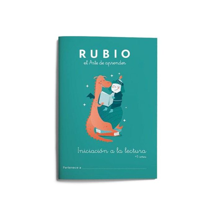 Rubio Cuaderno Iniciación Lectura +5 años Comprensión Lectora y Disfrute - DIN A5