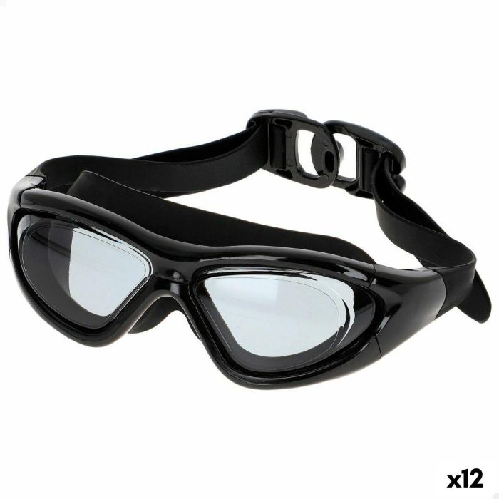 Gafas de Natación para Adultos AquaSport Negro (12 Unidades) Gafas de Natación para Adultos AquaSport Negro (12 Unidades)