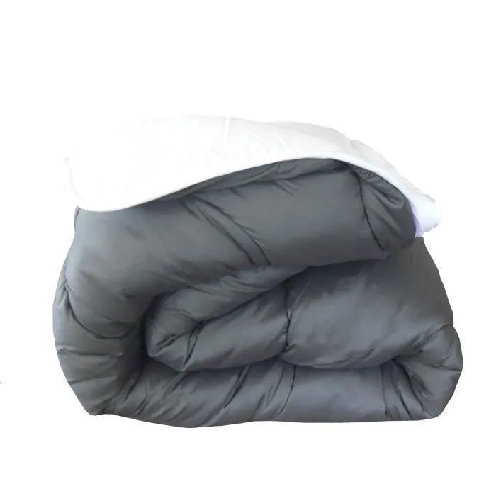 Abeil Edredón bicolor 240 x 260 cm Blanco y Gris 1 Abeil Edredón bicolor 240 x 260 cm Blanco y Gris 1