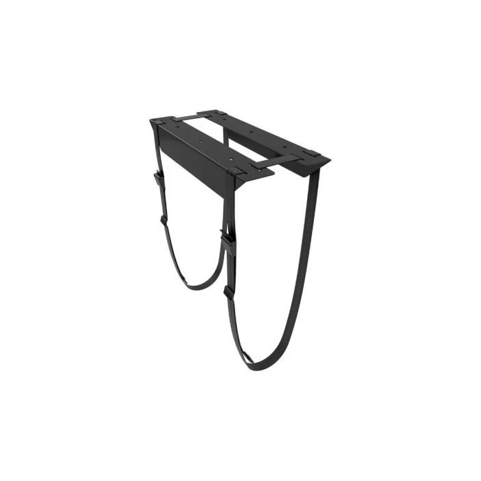 AISENS - SOPORTE PARA CPU DEBAJO DE ESCRITORIO CON CORREA, NEGRO