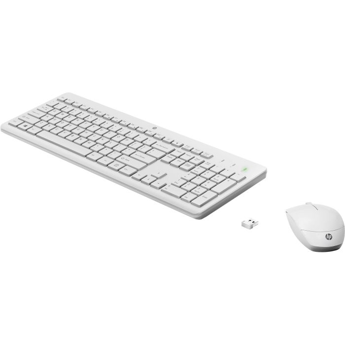 HP Teclado + Ratón Inalámbrico 230 Blanco 1