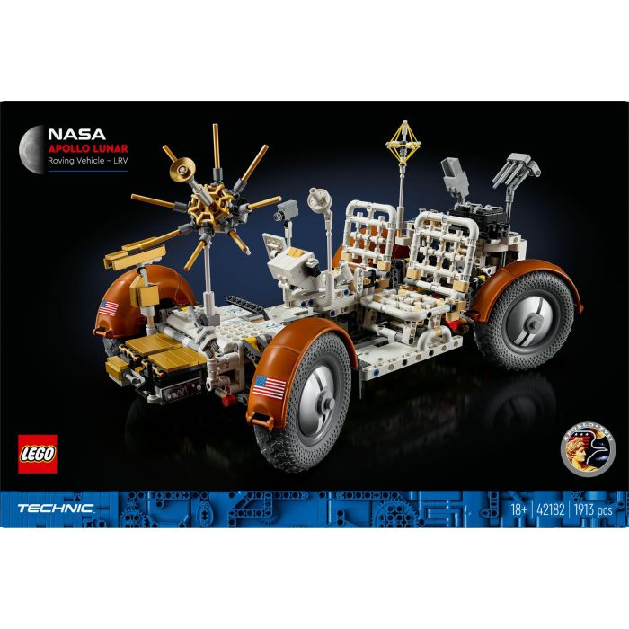 LEGO 42182 Technic Vehículo de Exploración Lunar NASA Apollo Juego de Construcción 1913 Piezas 5 LEGO 42182 Technic Vehículo de Exploración Lunar NASA Apollo Juego de Construcción 1913 Piezas 5
