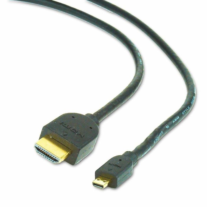 Gembird 3m HDMI-M/micro HDMI-M cable HDMI HDMI tipo A (Estándar) HDMI tipo D (Micro) Negro 2 Gembird 3m HDMI-M/micro HDMI-M cable HDMI HDMI tipo A (Estándar) HDMI tipo D (Micro) Negro 2