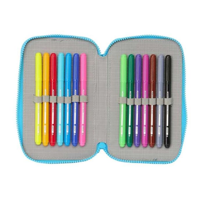 Plumier Escolar Safta Doble Pequeño 28 Piezas Stitch Aloha 195x125x40 mm 3 Plumier Escolar Safta Doble Pequeño 28 Piezas Stitch Aloha 195x125x40 mm 3