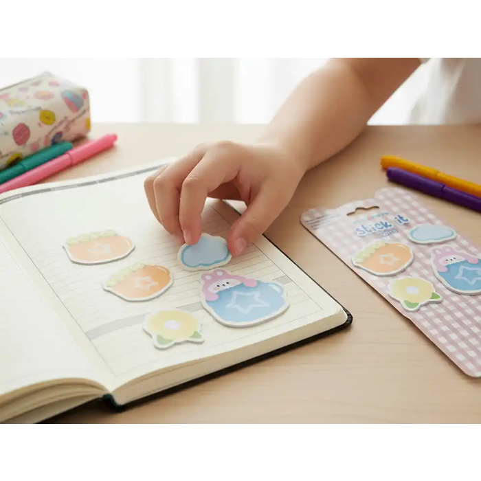 Imaginovo Bloc notas adhesivas sorpresa 20 hojas tamaños surtidos rojo 5