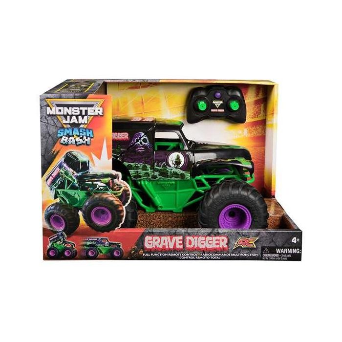 Coche radio control monster jam smash and bash grave digger. 24,77x3,81c25,4 cm 1 Coche radio control monster jam smash and bash grave digger. 24,77x3,81c25,4 cm 1