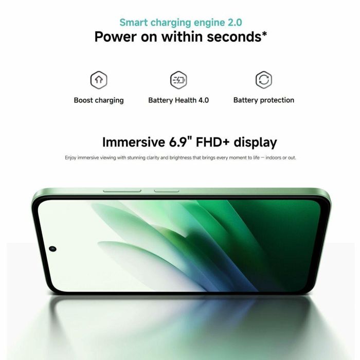 Smartphone Xiaomi Redmi 15 5G 8 GB RAM 256 GB 6,9" Negro Midnight black 6