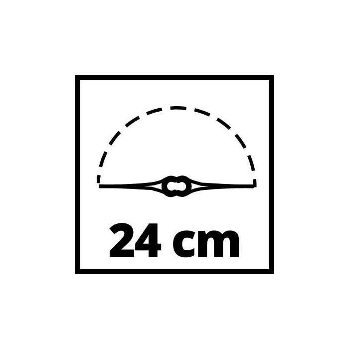 Einhell GC-CT 18/24 Li P Cortabordes sin Cable 24cm, Batería 18V Litio, Empuñadura en D, 8500 RPM, Cargador y Batería Incluidos 6