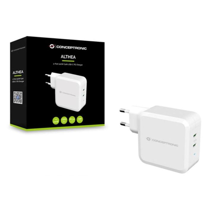 Cargador de Pared Conceptronic ALTHEA08W 1 Cargador de Pared Conceptronic ALTHEA08W 1