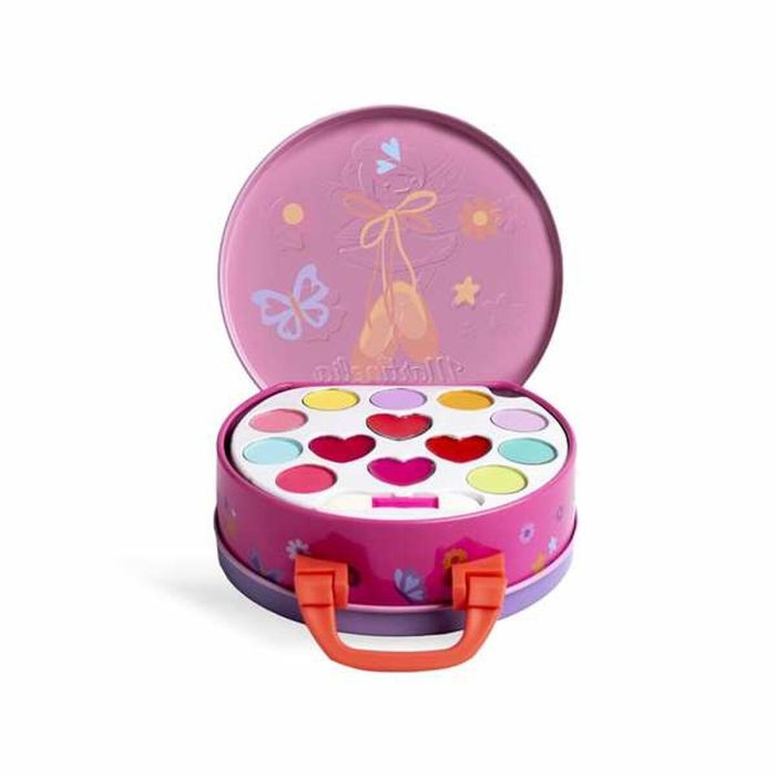 Lata de belleza martinelia magic ballet. 11x10,5x3,5 cm. incluye 9 sombras de ojos 4 brillos de labios. 1 Lata de belleza martinelia magic ballet. 11x10,5x3,5 cm. incluye 9 sombras de ojos 4 brillos de labios. 1