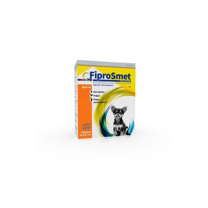 Fiprosmet 0,67 mL Perros S 6 Pip.