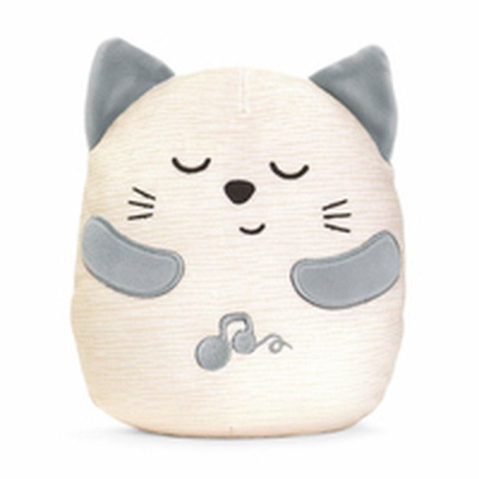 Peluche con Sonido Chicco Gato Blanco 10 Peluche con Sonido Chicco Gato Blanco 10