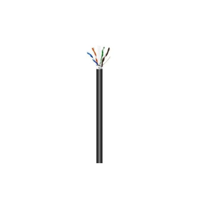 AISENS - CABLE DE RED EXTERIOR IMPERMEABLE RJ45 CAT.6 FTP RIGIDO AWG24, NEGRO, 100M 1 AISENS - CABLE DE RED EXTERIOR IMPERMEABLE RJ45 CAT.6 FTP RIGIDO AWG24, NEGRO, 100M 1