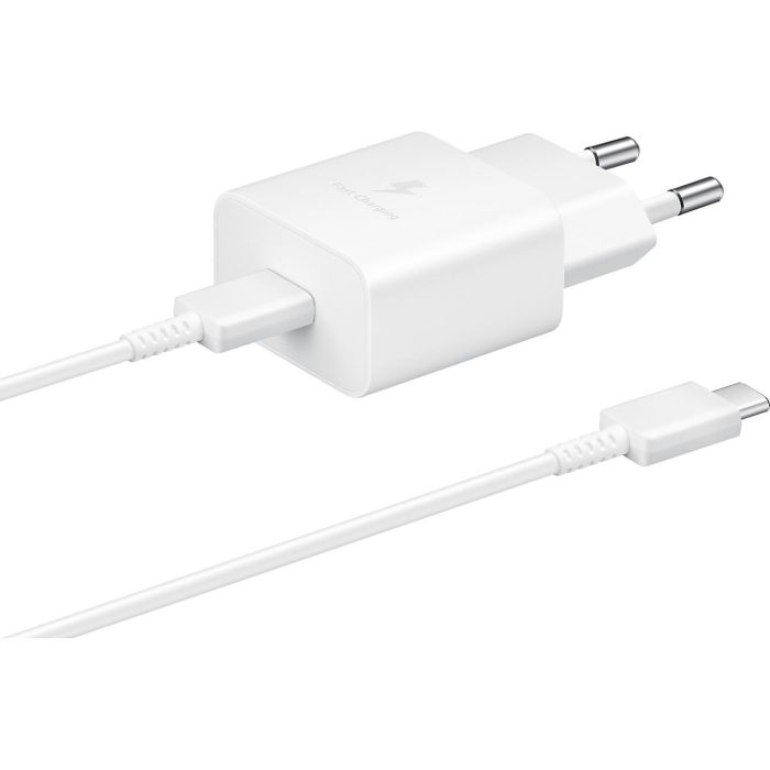 Samsung EP-T1510XWEGEU Cargador de Pared 15W USB-C Blanco + Cable USB-C a USB-C 1m Blanco 3 Samsung EP-T1510XWEGEU Cargador de Pared 15W USB-C Blanco + Cable USB-C a USB-C 1m Blanco 3