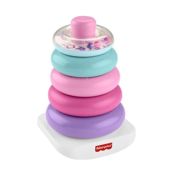 Fisher-Price JGP94 Juguete Apilable Pirámide Arcoíris para Bebés 2