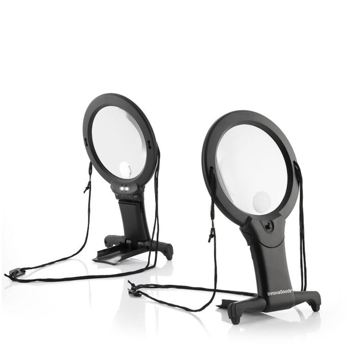 Lupa Manos Libres con luz LED Zooled InnovaGoods 3 Lupa Manos Libres con luz LED Zooled InnovaGoods 3