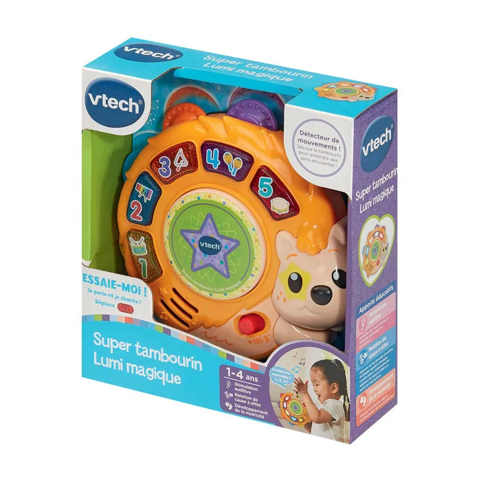 VTech Baby Tambor Mágico con Luz - Multicolor - Juguete Musical para Bebés VTE3417765913655