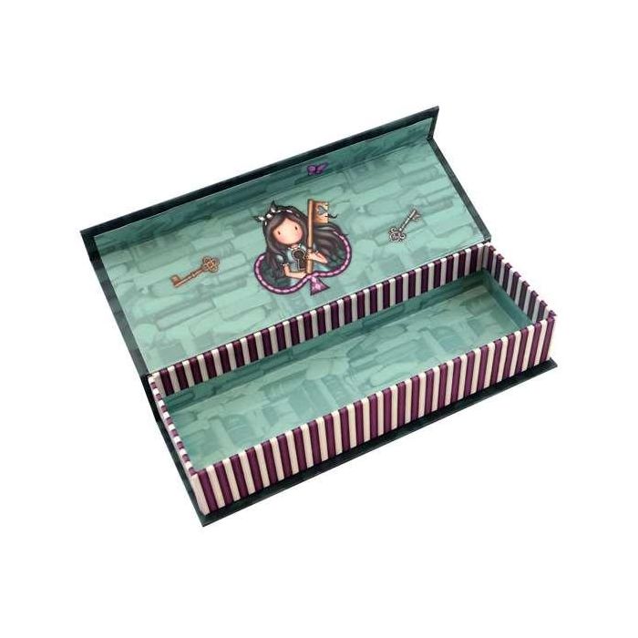 Portatodo Gorjuss Curiosity Caja Gris Verde (20.2 x 4 x 7 cm) 1 Portatodo Gorjuss Curiosity Caja Gris Verde (20.2 x 4 x 7 cm) 1