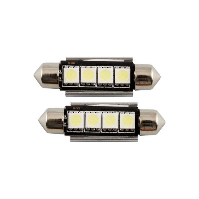 Bombilla Plafonier 4 Led 42 mm Hp Can-Bus Blanca BOM12618 0 Bombilla Plafonier 4 Led 42 mm Hp Can-Bus Blanca BOM12618 0