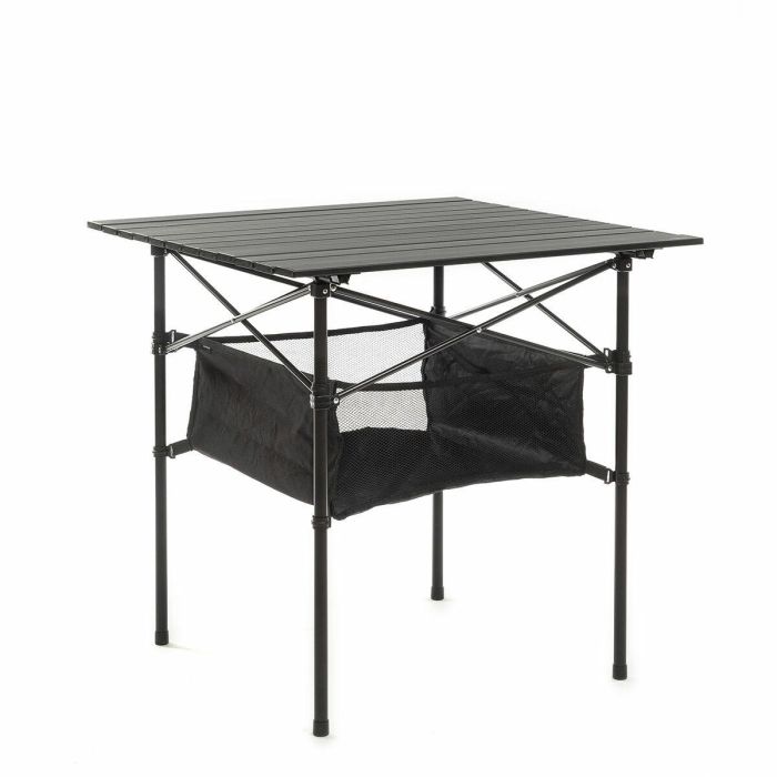 Mesa de Camping Plegable con Cesta y Funda Folble InnovaGoods 7 Mesa de Camping Plegable con Cesta y Funda Folble InnovaGoods 7