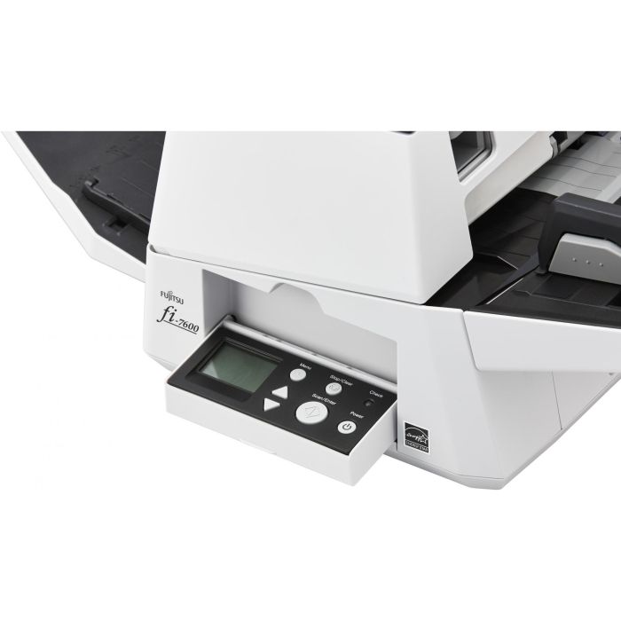 Ricoh fi-7600 Escáner Documentos, 100 ppm, 600x600 DPI, Doble Cara, ADF 300 Hojas, Negro/Blanco 1