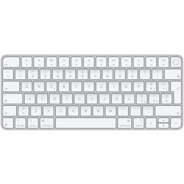 APPLE Magic Keyboard con Touch ID para Mac con chip Apple silicon - Italiano, Inalámbrico, QWERTY, Plata/Blanco