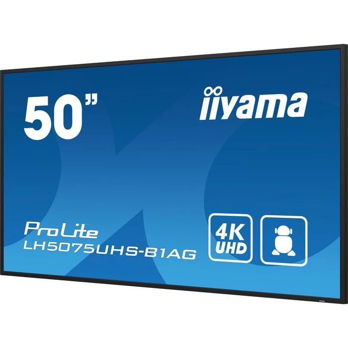 iiyama LH5075UHS-B1AG Pantalla Digital 50" (125,7 cm) LCD VA 4K Ultra HD para Señalización Profesional 24/7 6 iiyama LH5075UHS-B1AG Pantalla Digital 50" (125,7 cm) LCD VA 4K Ultra HD para Señalización Profesional 24/7 6
