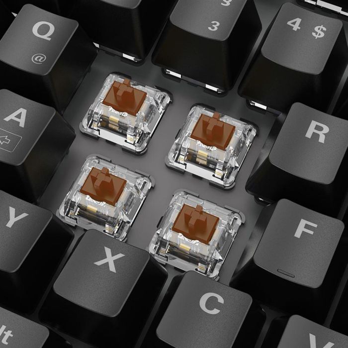 Sharkoon Gaming Tastatur Skiller SGK20 schwarz-braun DE 2