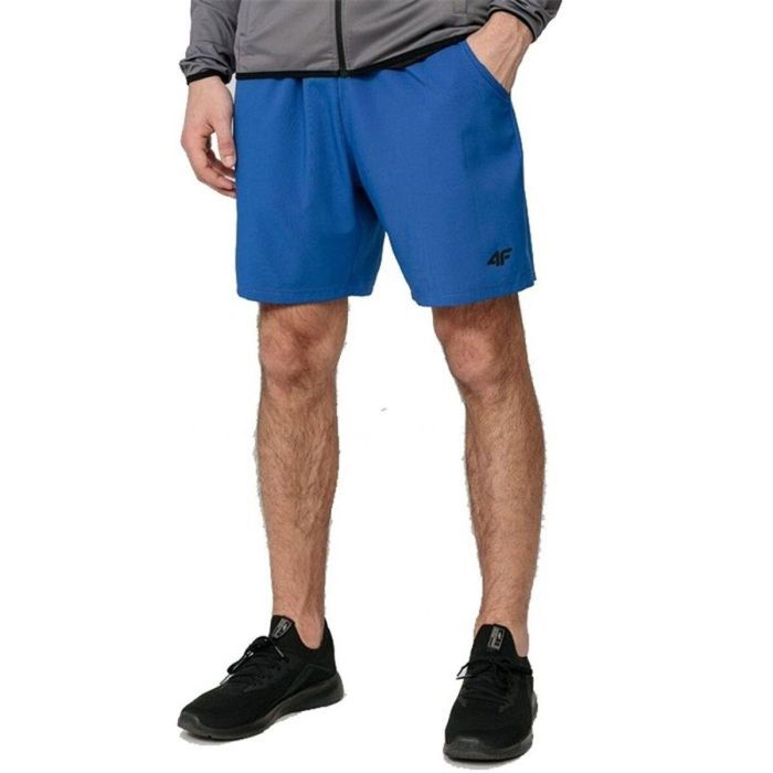Pantalones Cortos Deportivos para Hombre 4F 4F SKMF010 Azul M 1