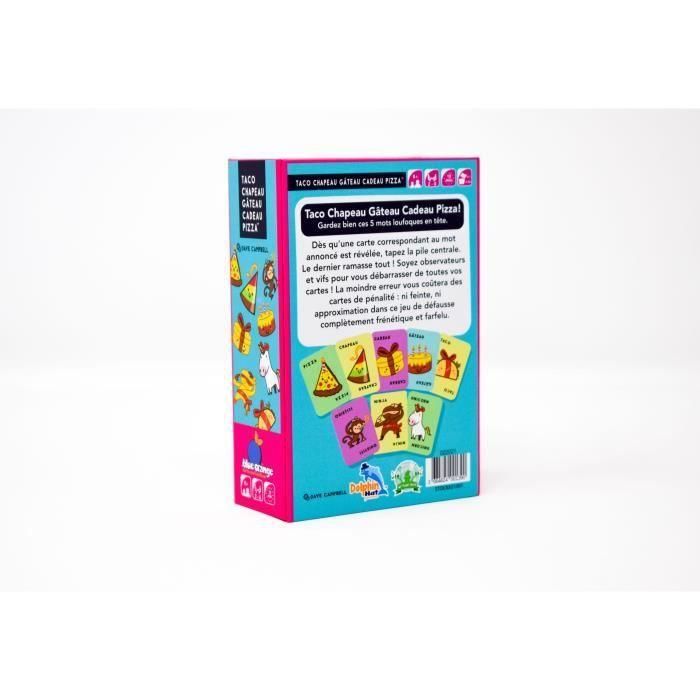 Blue Orange BLU1695823069022 Juego de Fiesta: Velocidad y Reflejos, Temática de Comida (Taco, Sombrero, Pastel, Regalo, Pizza) 2 Blue Orange BLU1695823069022 Juego de Fiesta: Velocidad y Reflejos, Temática de Comida (Taco, Sombrero, Pastel, Regalo, Pizza) 2