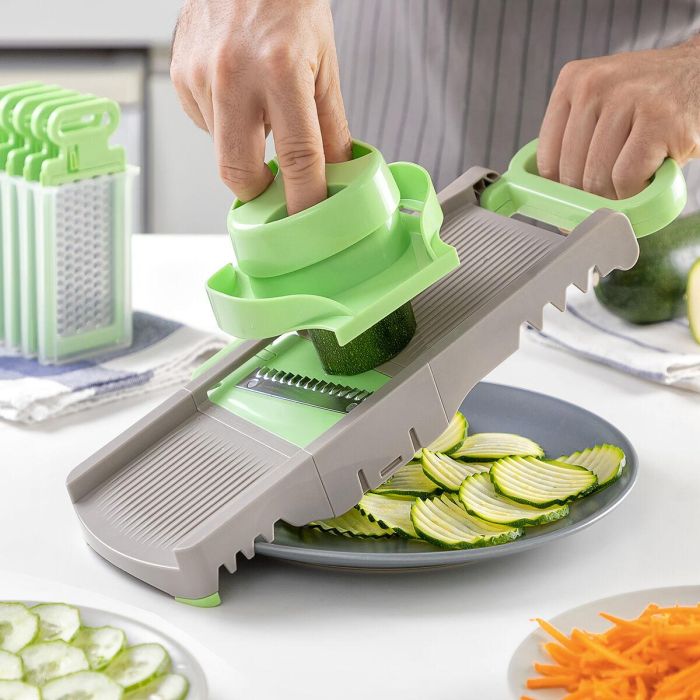 Mandolina-Rallador Plegable 6 en 1 Choppie InnovaGoods Mandolina-Rallador Plegable 6 en 1 Choppie InnovaGoods