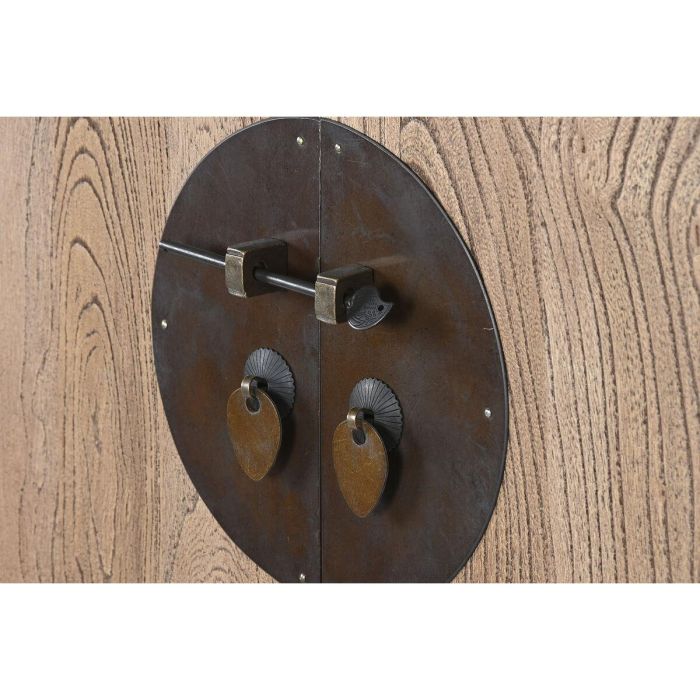 DKD Home Decor Armario Oriental de Olmo Macizo Natural - Mueble de Almacenaje Madera 102x40x132 cm (Ancho x Fondo x Alto) 6 DKD Home Decor Armario Oriental de Olmo Macizo Natural - Mueble de Almacenaje Madera 102x40x132 cm (Ancho x Fondo x Alto) 6