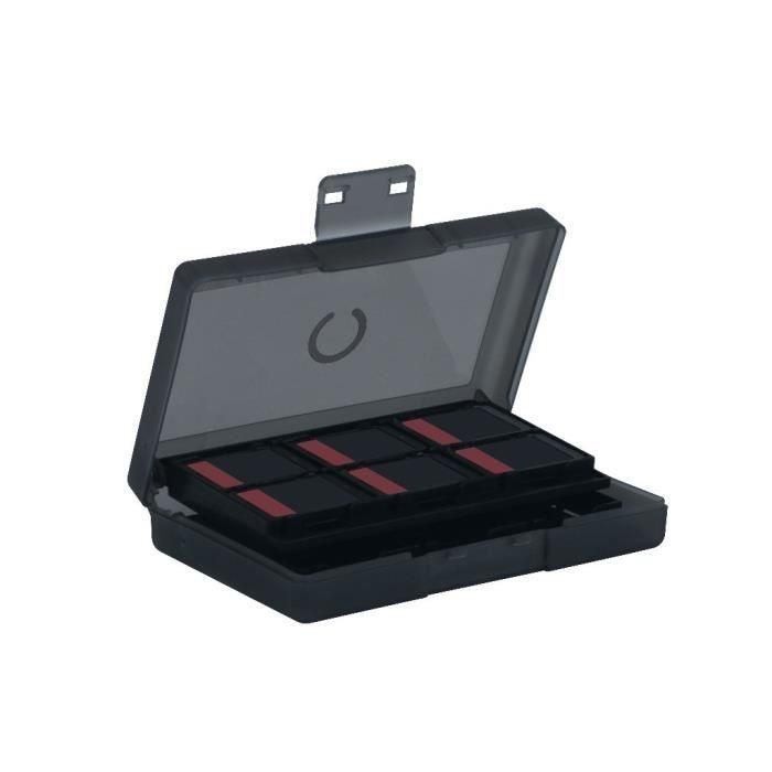 Konix 3328170304443 Estuche protector y de transporte para cartuchos Nintendo Switch 2, a prueba de golpes, 24 compartimentos, negro 0 Konix 3328170304443 Estuche protector y de transporte para cartuchos Nintendo Switch 2, a prueba de golpes, 24 compartimentos, negro 0