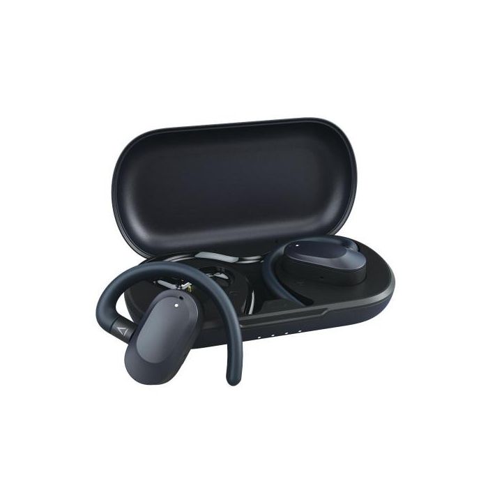 Creative Labs Auriculares Inalámbricos Outlier Go, Gancho de Oreja, Bluetooth 5.4, IPX4, 26h con Estuche, Azul, USB Tipo C, 51EF1210AA001 2