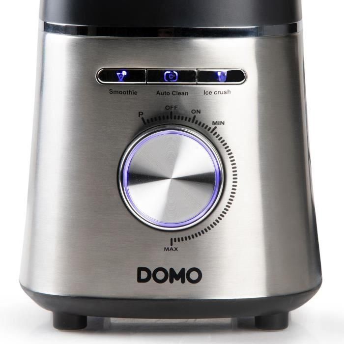 Licuadora - DOMO - DO740BL - Alta velocidad - 1400 W - 1,75 L - Gris 3 Licuadora - DOMO - DO740BL - Alta velocidad - 1400 W - 1,75 L - Gris 3
