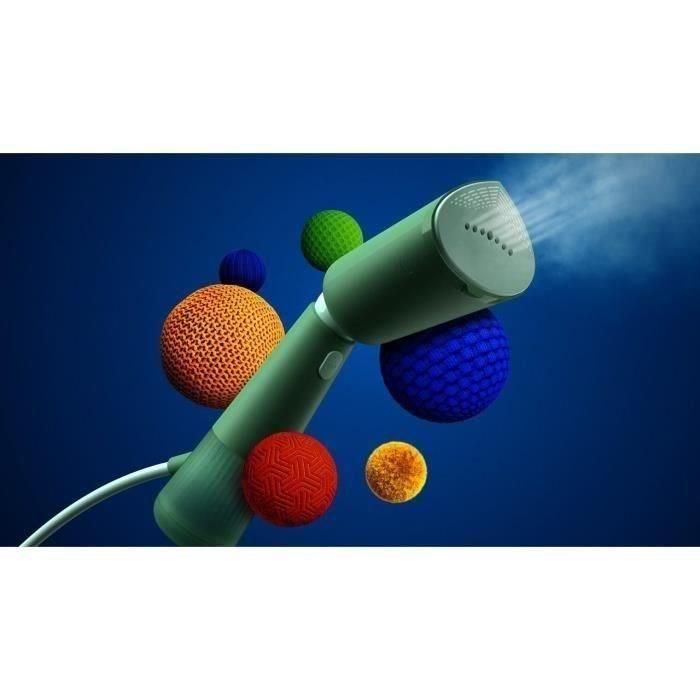 Vaporizador de mano - PHILIPS - STH5010/70 - 1300 W - Cocción al vapor vertical - Flujo de vapor continuo - Cable: 2,5 m - Verde 3 Vaporizador de mano - PHILIPS - STH5010/70 - 1300 W - Cocción al vapor vertical - Flujo de vapor continuo - Cable: 2,5 m - Verde 3