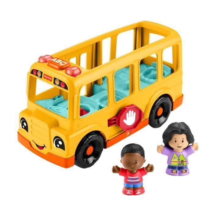 Fisher-Price Little People-El autobús escolar-Vehículo de empuje musical HYT03