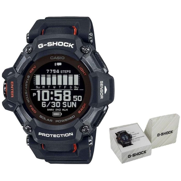 Casio G-Shock Sport GBD-H2000-1AER Reloj Inteligente - Negro y Naranja 2