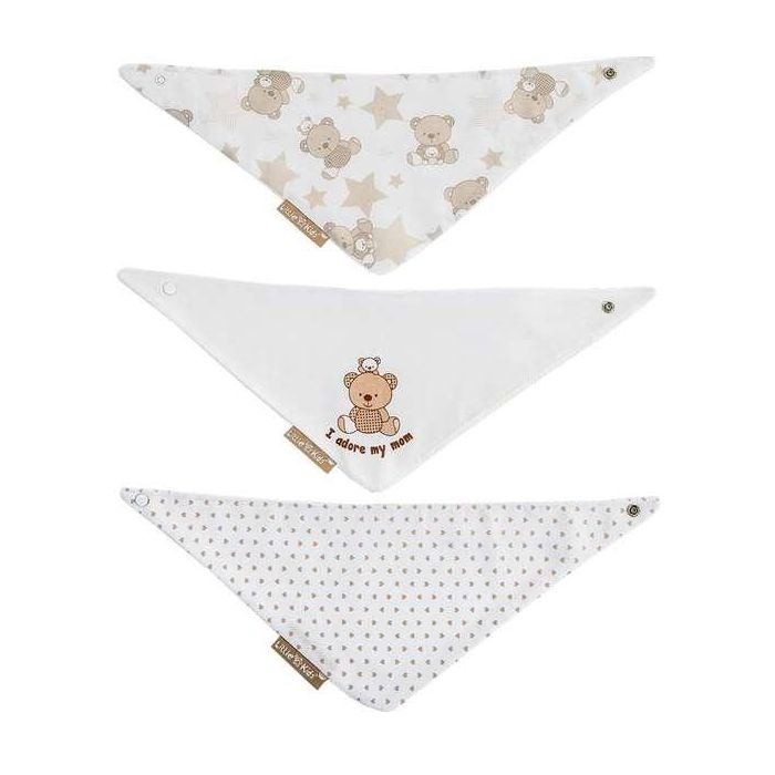 Creaciones Llopis Bandana Ositos Set de 3 Poliéster 42 x 16 cm Creaciones Llopis Bandana Ositos Set de 3 Poliéster 42 x 16 cm