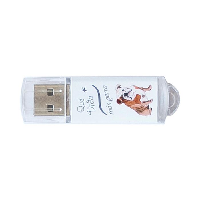 Memoria Usb Techonetech Flash Drive 32 grb 2.0 Que Vida Mas Perra 1