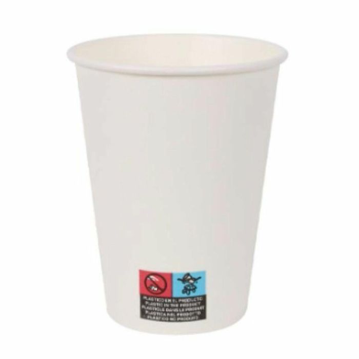 Set de Vasos Algon Cartón Desechables Blanco 36 Unidades (12 Piezas) 1