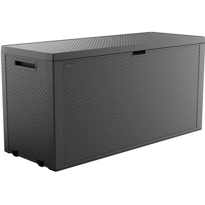 Arcón de Exterior Keter Emily Gris oscuro Resina Plástico (118 x 45 x 58 cm) 0 Arcón de Exterior Keter Emily Gris oscuro Resina Plástico (118 x 45 x 58 cm) 0