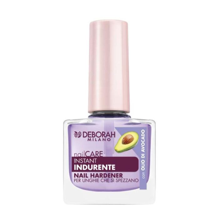 Deborah Milano Esmalte Endurecedor para Uñas Transparentes 8.5 mL Fortalece y Protege Uñas Quebradizas con Calcio y Queratina