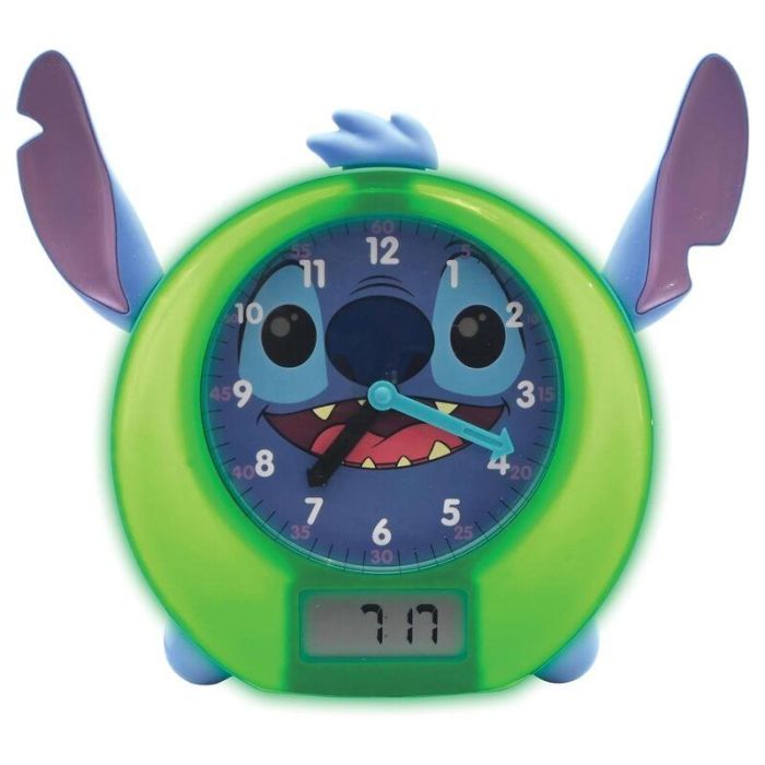 Reloj educativo cuentacuentos y luces Stitch Disney ingles 1